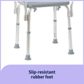 Medline Shower Chair with Arms and Back