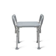 Medline Shower Chair/Bath Bench with Arms, Knockdown, 350 lb. Weight Capacity
