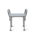 Medline Shower Chair/Bath Bench with Arms, Knockdown, 350 lb. Weight Capacity