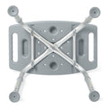 Medline Shower Chair without Back, 13.75"-20.5" Seat Height, 400 lb. Weight Capacity