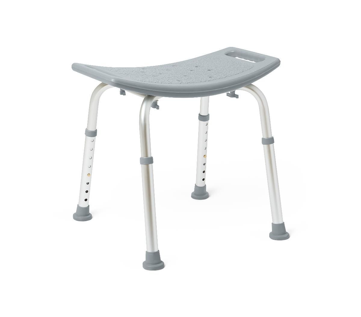 Medline Shower Chair Without Back 400lb 1Ct