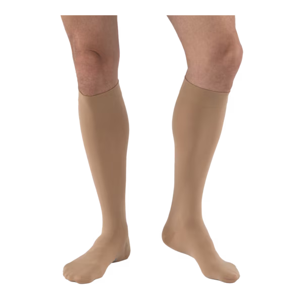 Calcetines de compresión Jobst Relief de 15-20 mmHg con puntera cerrada y hasta la rodilla 
