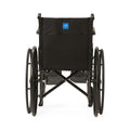 Medline 18" Wide K1 Basic Nylon Wheelchair with Full-Length Arms and Elevating Leg Rests