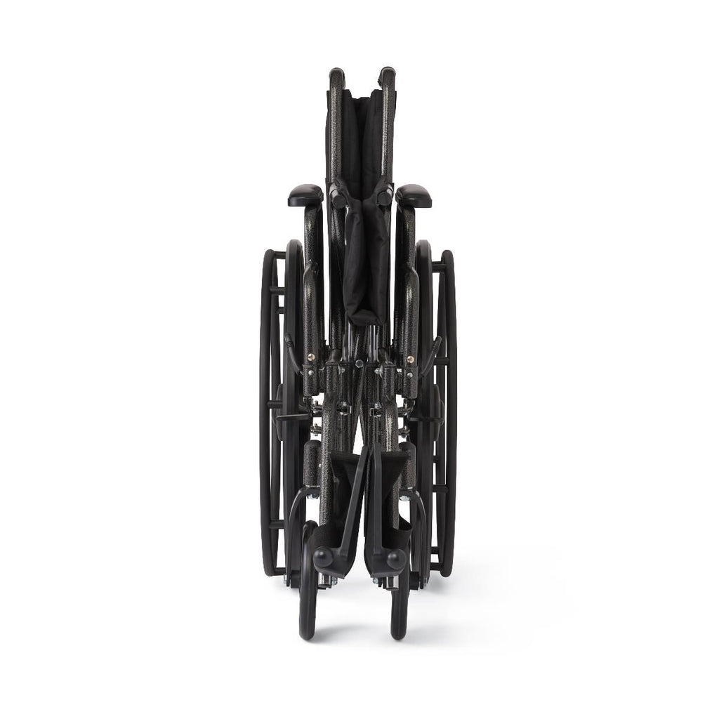 Silla de ruedas Medline de 18" con reposapiés