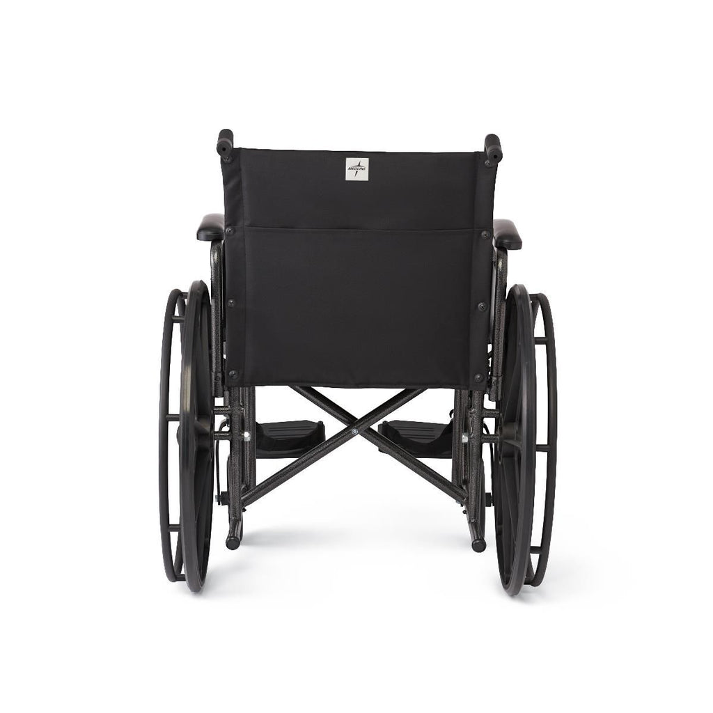 Silla de ruedas Medline de 18" con reposapiés