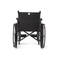 Medline 18" Wide K1 Basic Nylon Wheelchair with Swing-Back Desk-Length Arms and Swing-Away Footrests