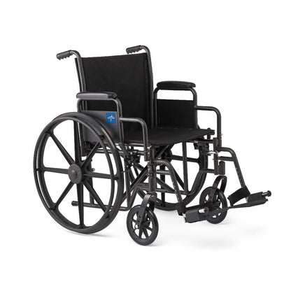 Medline Guardian K1 Wheelchair SA Arm/Leg 18in Seat 1Ct