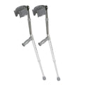 Medline Aluminum Forearm Crutches Adult 1 Pair