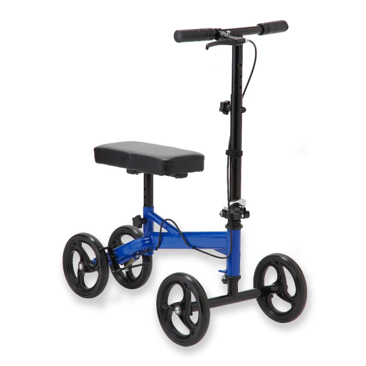 Medline Adult Economy Standard Knee Scooter Walker with 8" Wheels in Blue