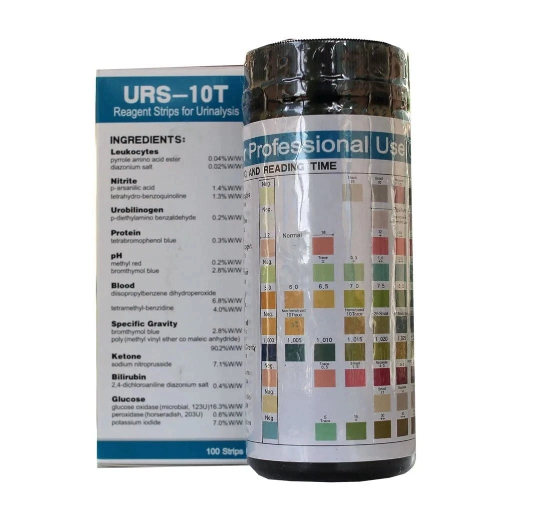 10 Parameter Urinalysis Test Strips