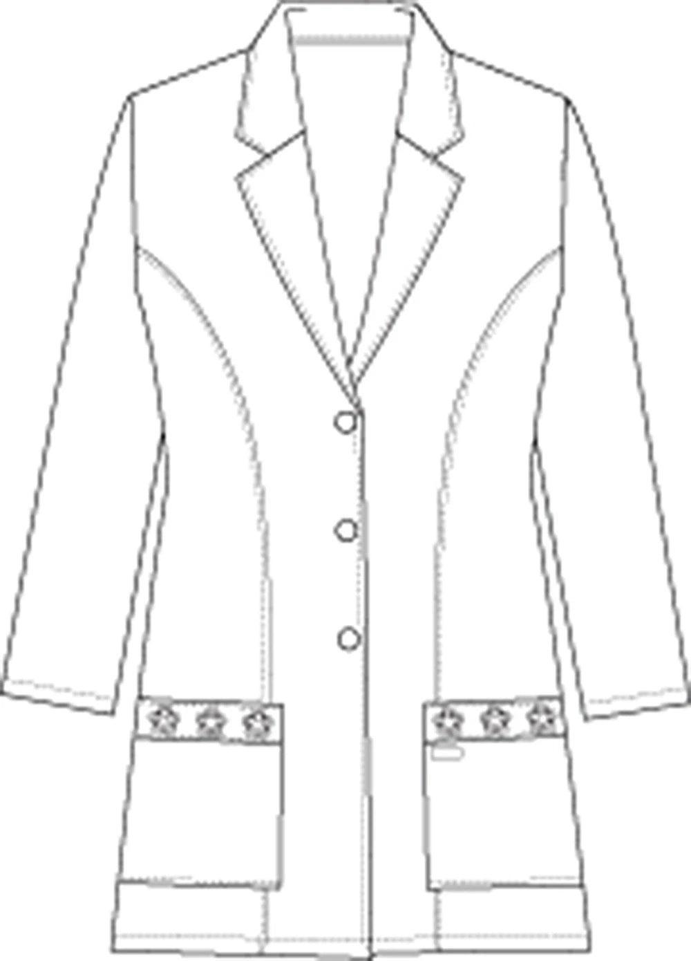 Cherokee Women's White Lab Coat - 3XL - Style # 2390