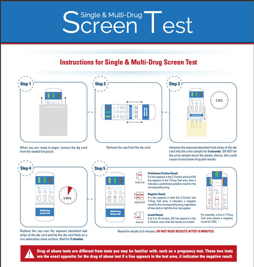 Single Panel K2 Spice Instant Urine Drug Test Kit