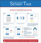 Instant Rapid 12 Panel Urine Drug Test Card
