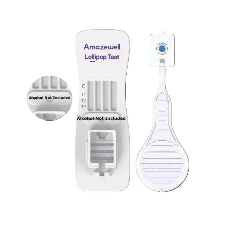 Prueba de drogas de saliva oral de 5 paneles, tipo paleta - 154