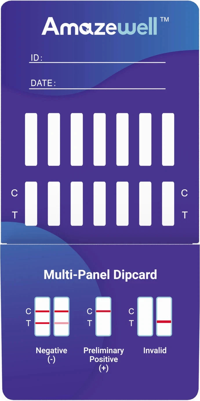 Instant Rapid 5 Panel Urine Drug Test Card - 254