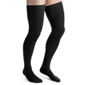 Jobst - Medias de muslo cerradas para hombre, compresión extra firme de 30 a 40 mmHg 