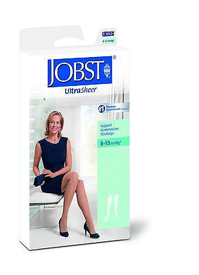 Jobst Women's Ultrasheer 8-15 mmHg Knee High Close Toe Support Wear Compression Socks - Scrubsnmed