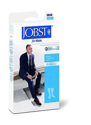 Jobst For Men 15-20 mmHg Knee High Close Toe Moderate Compression Socks For Men - Scrubsnmed