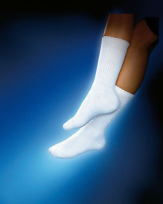 Jobst Sensifoot Diabetic Sock 8-15 mmHg Crew Mild Compression - Scrubsnmed