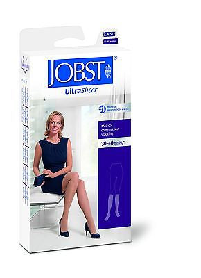 Jobst Women's Ultrasheer 30-40 mmHg Knee High Close Toe Extra Firm Compression Stockings - Scrubsnmed