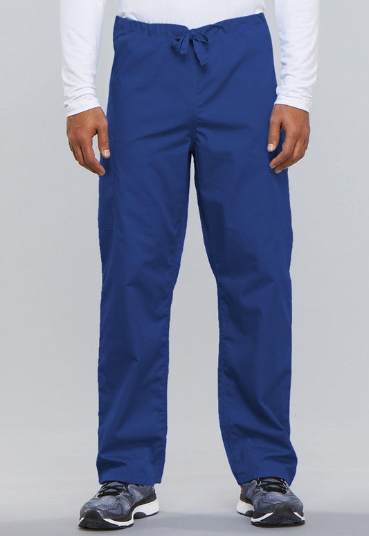 Cherokee Unisex Drawstring Cargo Pant in Royal - Scrubsnmed