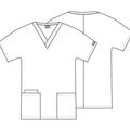 Cherokee WorkWear Originals V-Neck Scrub Top Black 4700 - Scrubsnmed