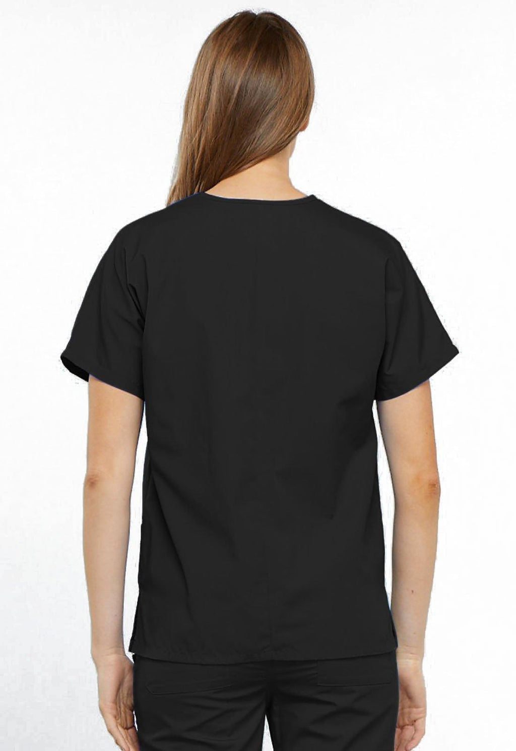 Cherokee WorkWear Originals V-Neck Scrub Top Black 4700 - Scrubsnmed
