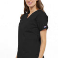 Cherokee WorkWear Originals V-Neck Scrub Top Black 4700 - Scrubsnmed