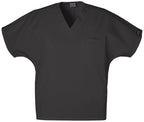 Cherokee WorkWear Originals Unisex V-Neck Tunic in Black - Scrubsnmed