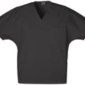 Cherokee WorkWear Originals Unisex V-Neck Tunic in Black - Scrubsnmed
