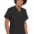 Cherokee WorkWear Originals Unisex V-Neck Tunic in Black - Scrubsnmed