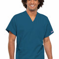 Cherokee WorkWear Originals Unisex V-Neck Tunic in Caribbean - Scrubsnmed