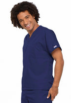 Cherokee WorkWear Originals Unisex V-Neck Tunic in Navy - Scrubsnmed