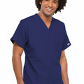 Cherokee WorkWear Originals Unisex V-Neck Tunic in Navy - Scrubsnmed