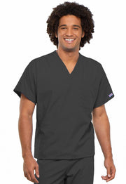 Cherokee WorkWear Originals Unisex V-Neck Tunic in Pewter - Scrubsnmed