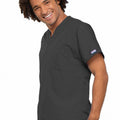 Cherokee WorkWear Originals Unisex V-Neck Tunic in Pewter - Scrubsnmed