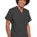 Cherokee WorkWear Originals Unisex V-Neck Tunic in Pewter - Scrubsnmed