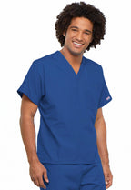 Cherokee WorkWear Originals Unisex V-Neck Tunic in Royal - Scrubsnmed