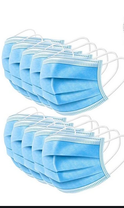 50 Pack - Face Mask 3-Ply - Scrubsnmed