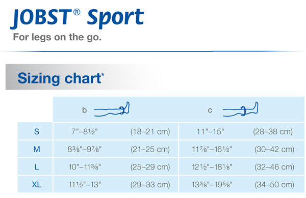 Jobst Sports Compression Socks 15-20 mmHg Knee High - Scrubsnmed