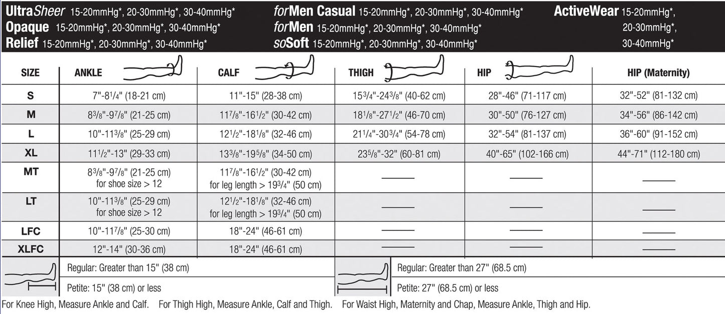 Jobst For Men 15-20 mmHg Compression Thigh High - Scrubsnmed